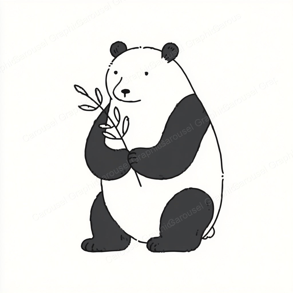 Panda Vector Graphic preview
