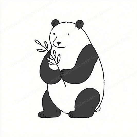 Panda Vector Graphic preview