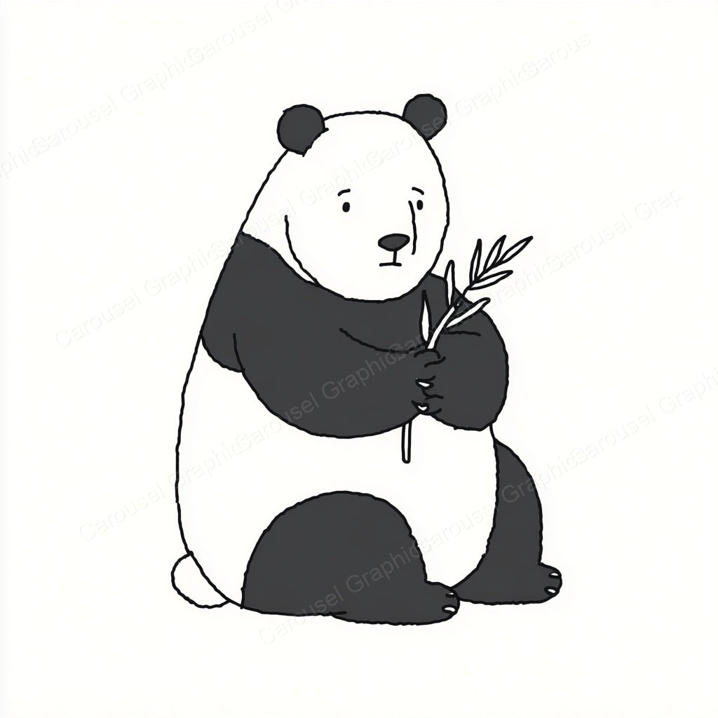 Panda Vector Graphic preview
