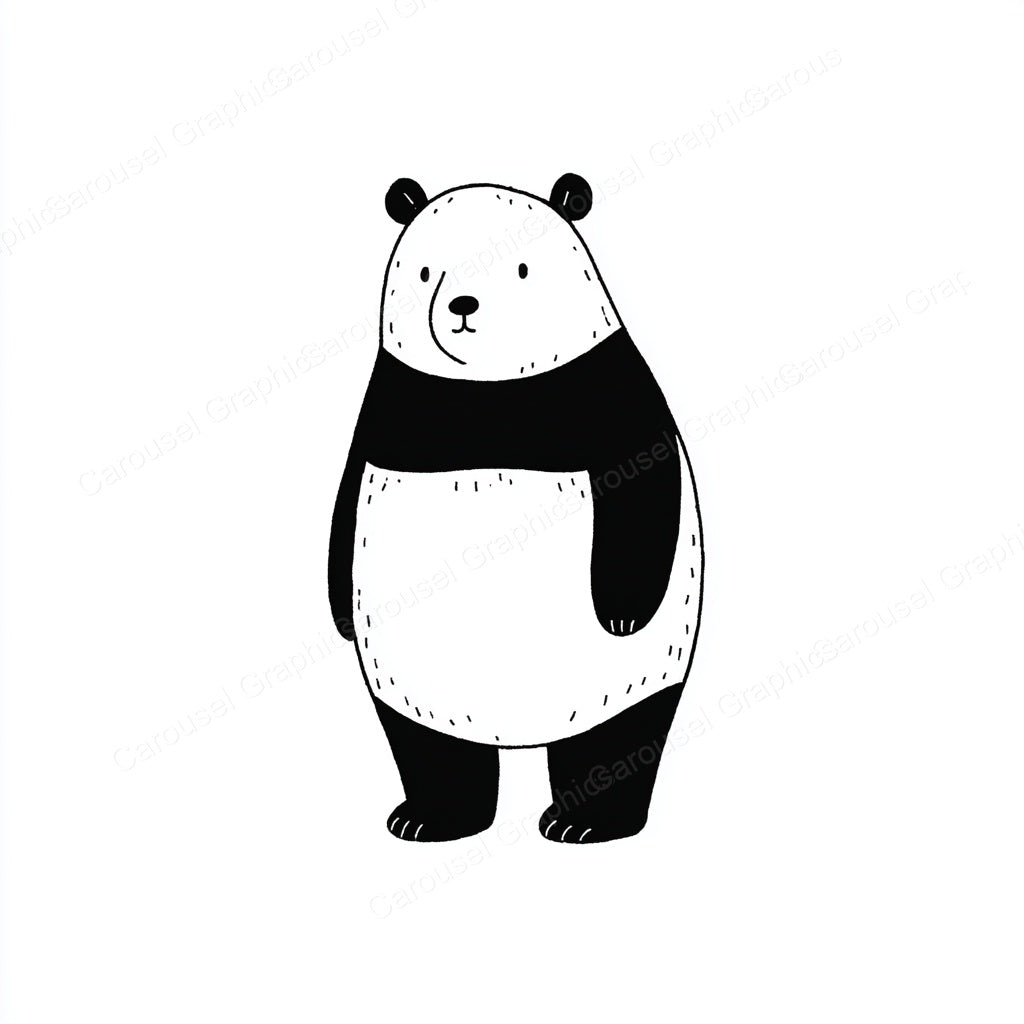 Panda Vector Graphic preview