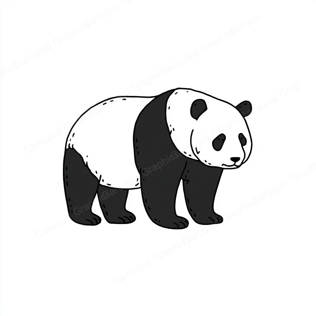 Panda Vector Graphic preview