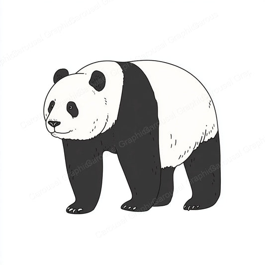 Panda Vector Graphic preview