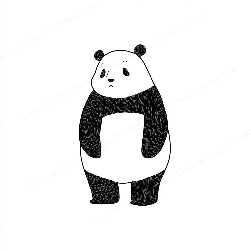 Panda Vector Graphic preview