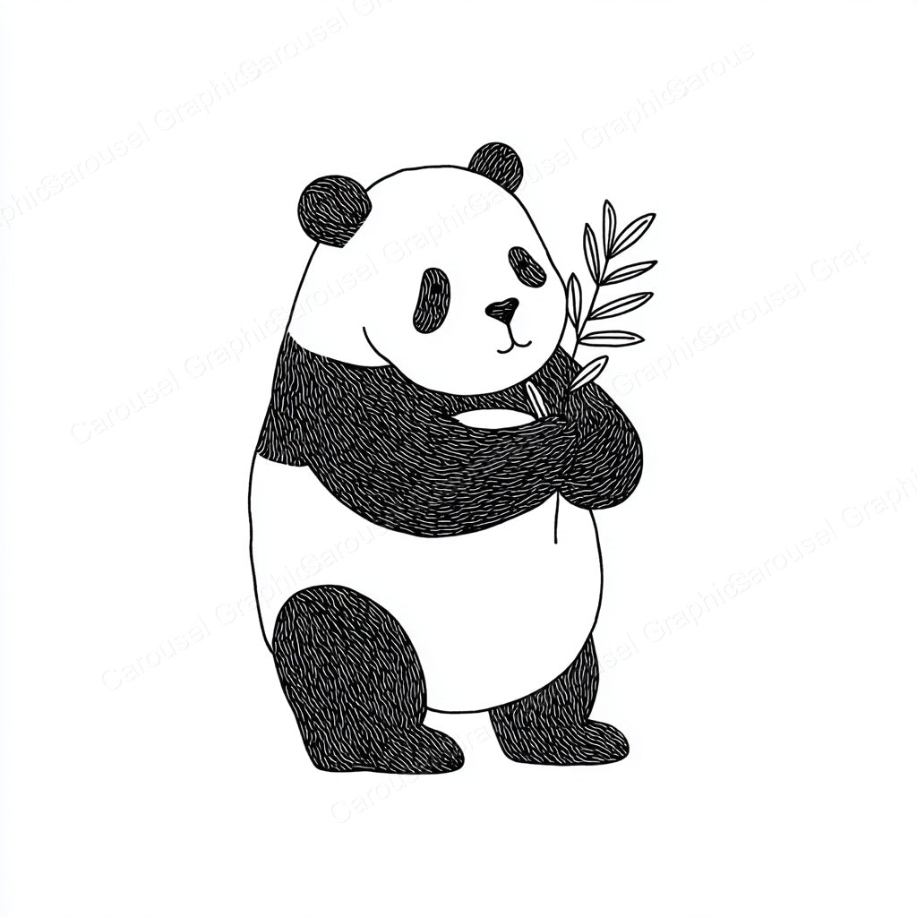 Panda Vector Graphic preview