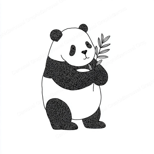 Panda Vector Graphic preview