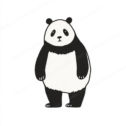 Panda Vector Graphic preview