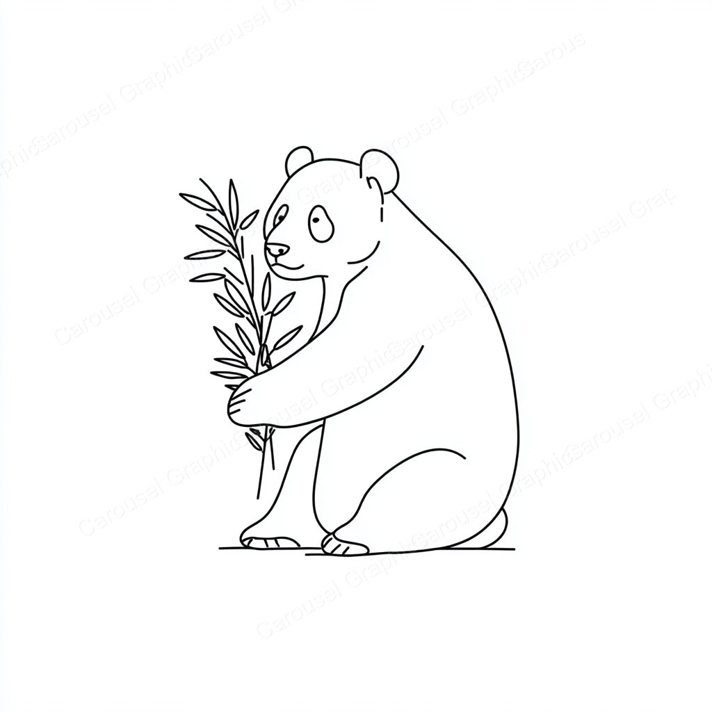 Panda Vector Graphic preview