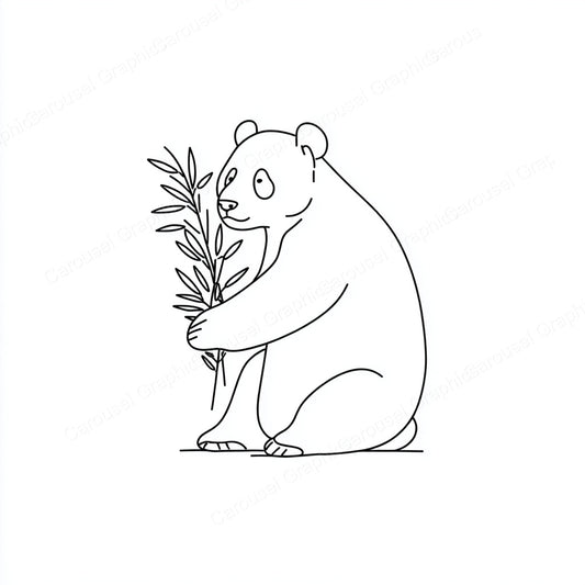 Panda Vector Graphic preview