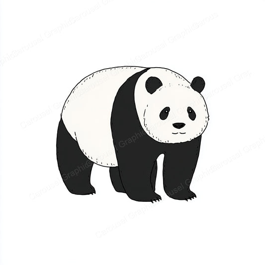 Panda Vector Graphic preview