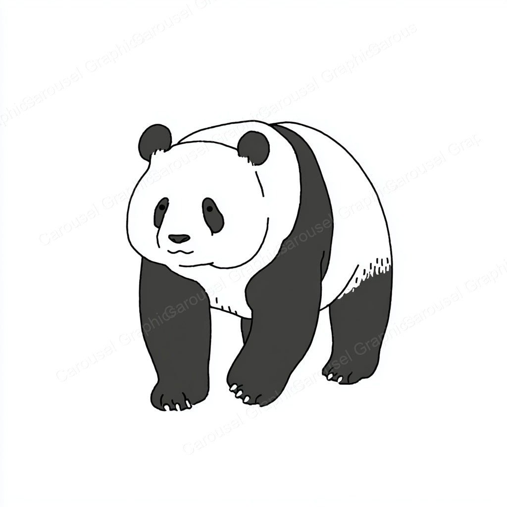 Panda Vector Graphic preview