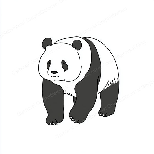 Panda Vector Graphic preview