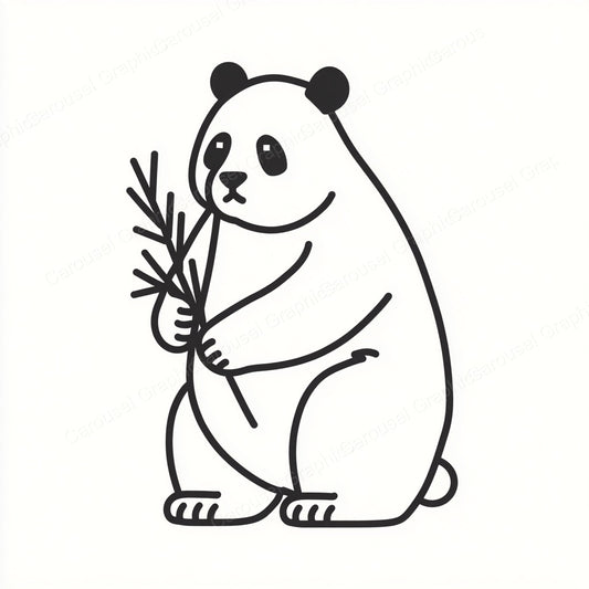 Panda Vector Graphic preview