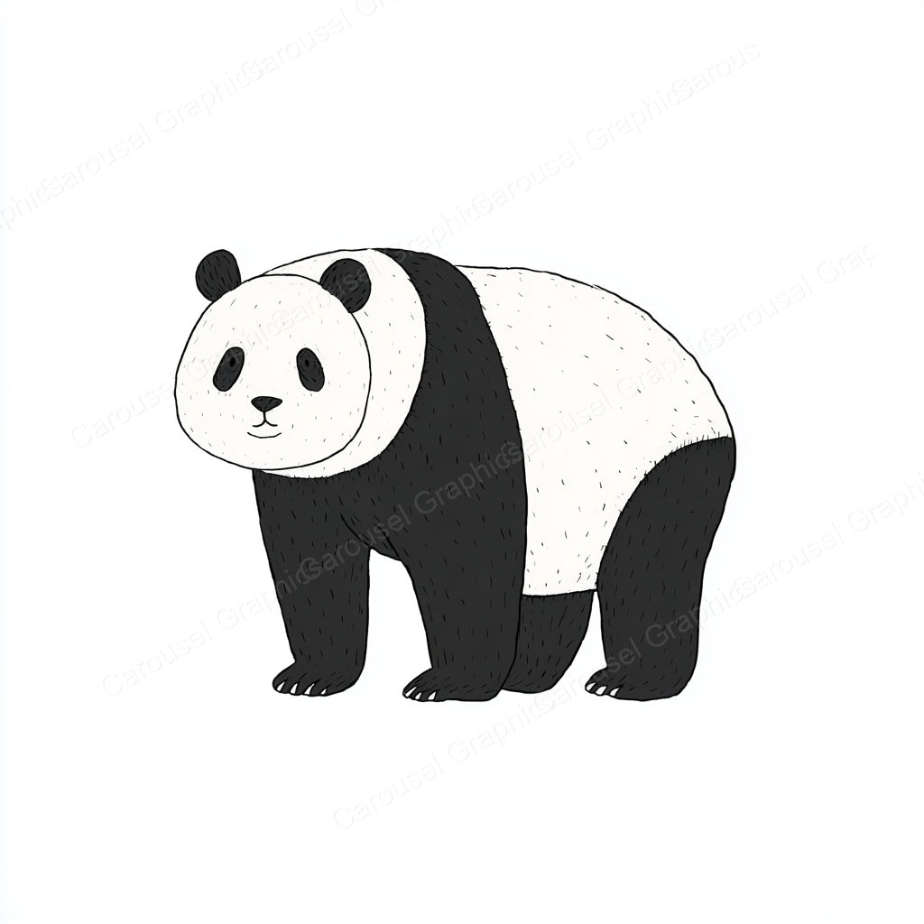 Panda Vector Graphic preview