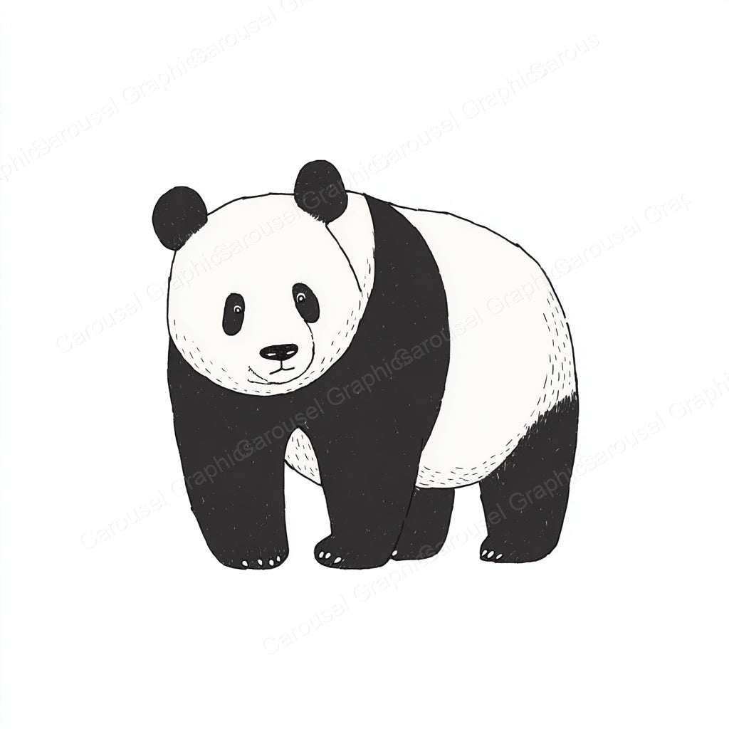 Panda Vector Graphic preview