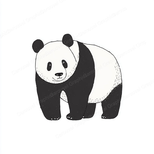 Panda Vector Graphic preview