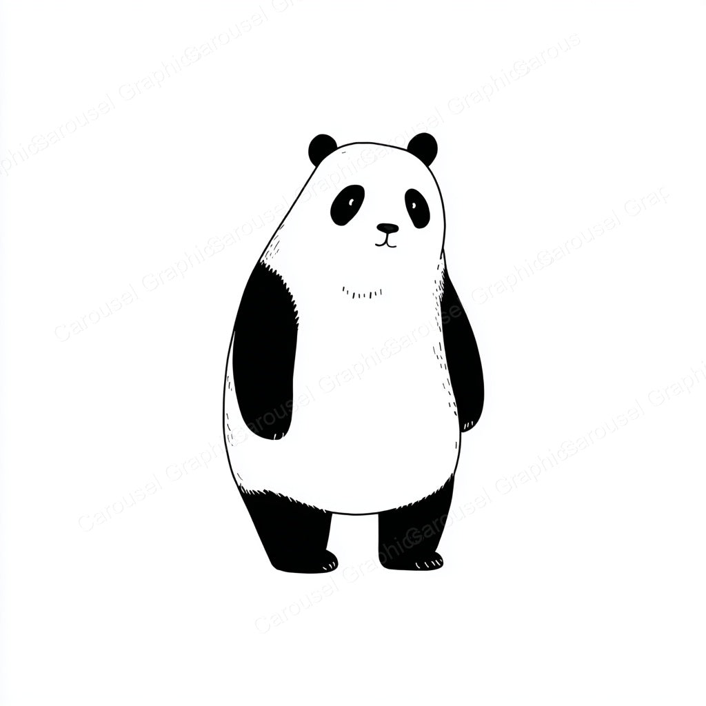 Panda Vector Graphic preview