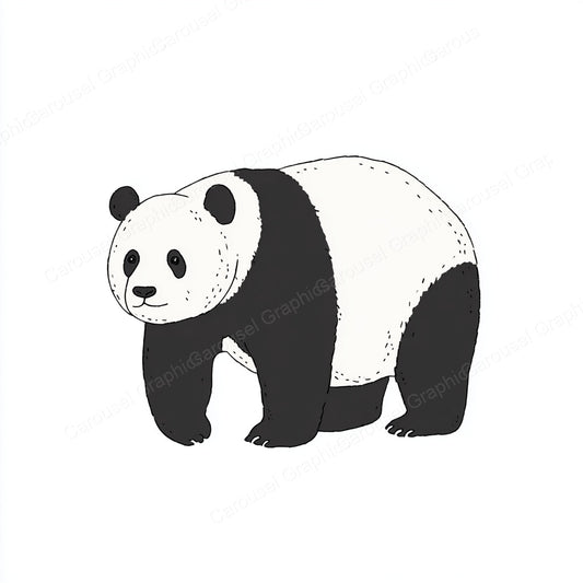 Panda Vector Graphic preview
