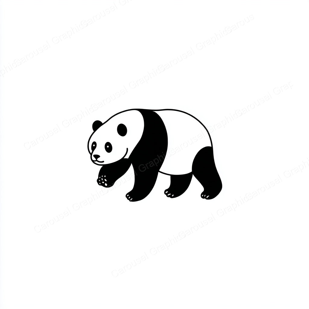 Panda Vector Graphic preview