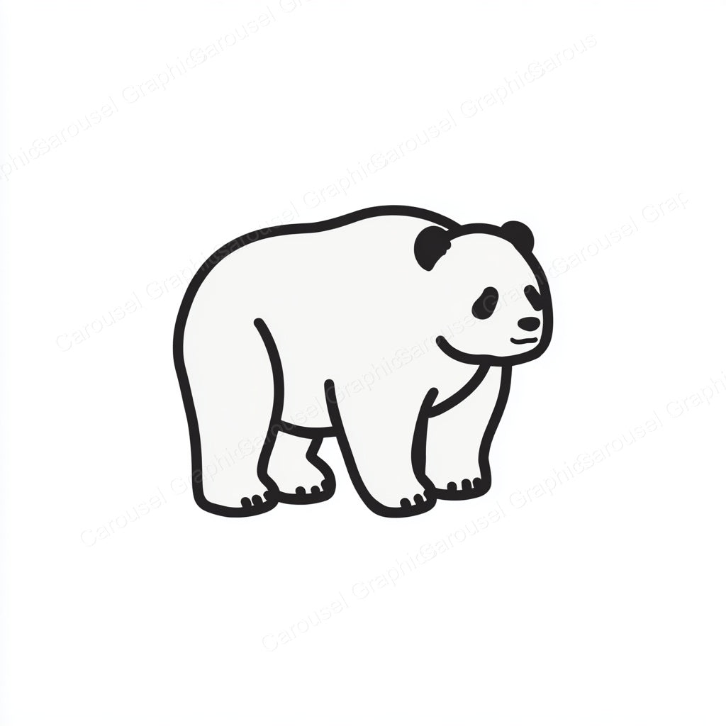 Panda Vector Graphic preview