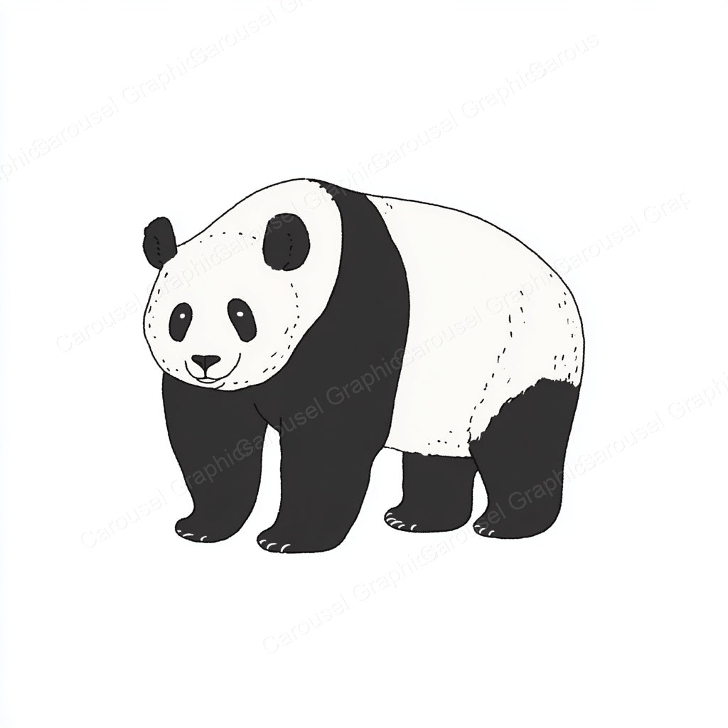 Panda Vector Graphic preview
