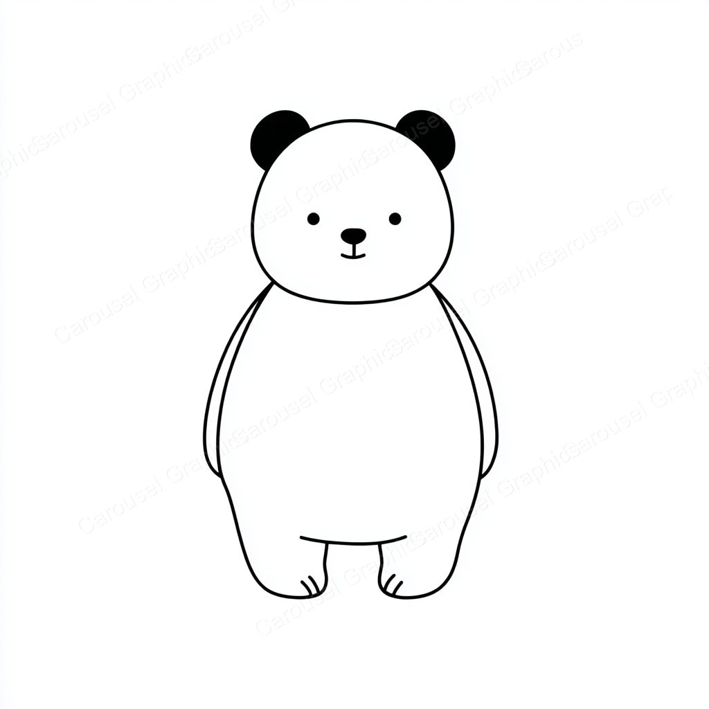 Panda Vector Graphic preview