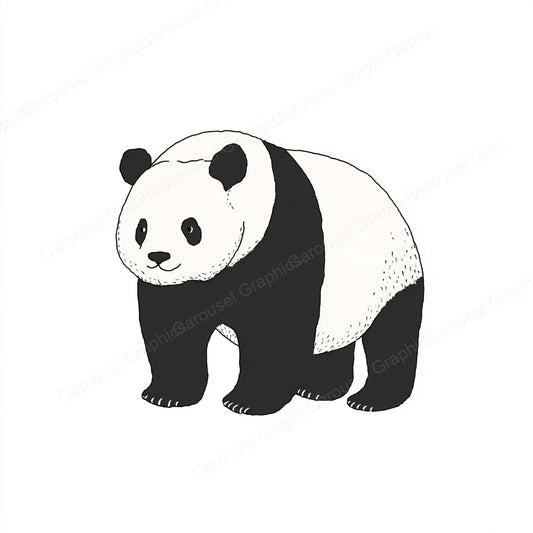 Panda Vector Graphic preview