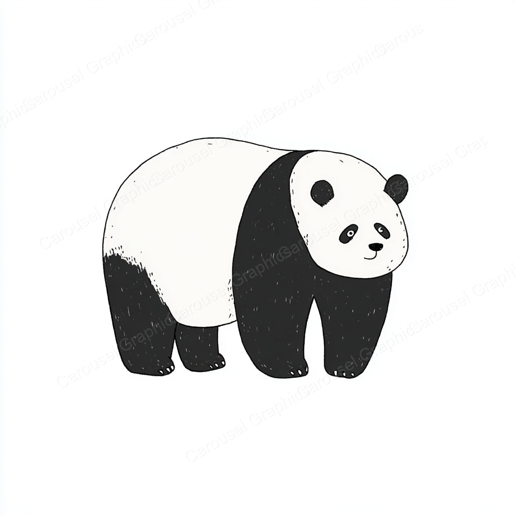 Panda Vector Graphic preview