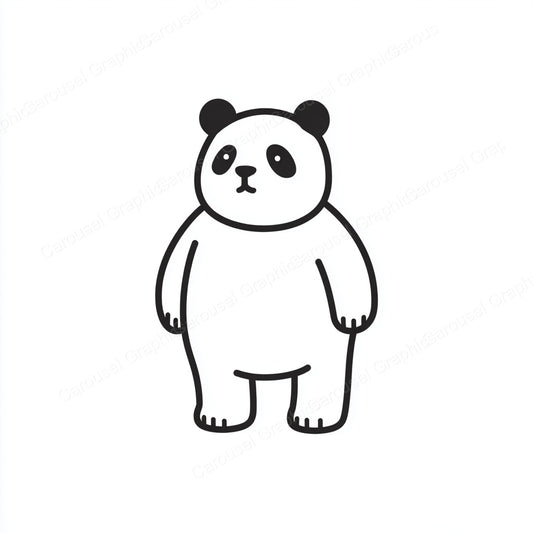 Panda Vector Graphic preview