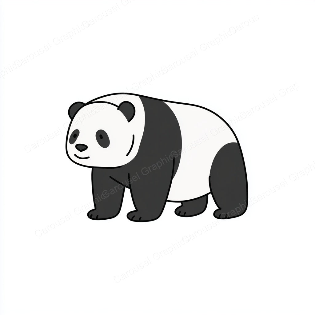 Panda Vector Graphic preview