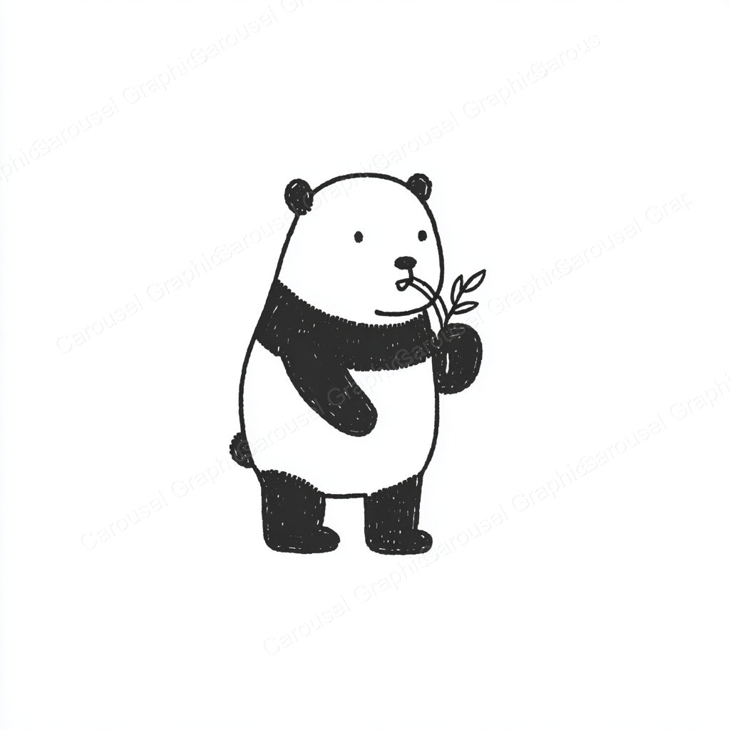 Panda Vector Graphic preview