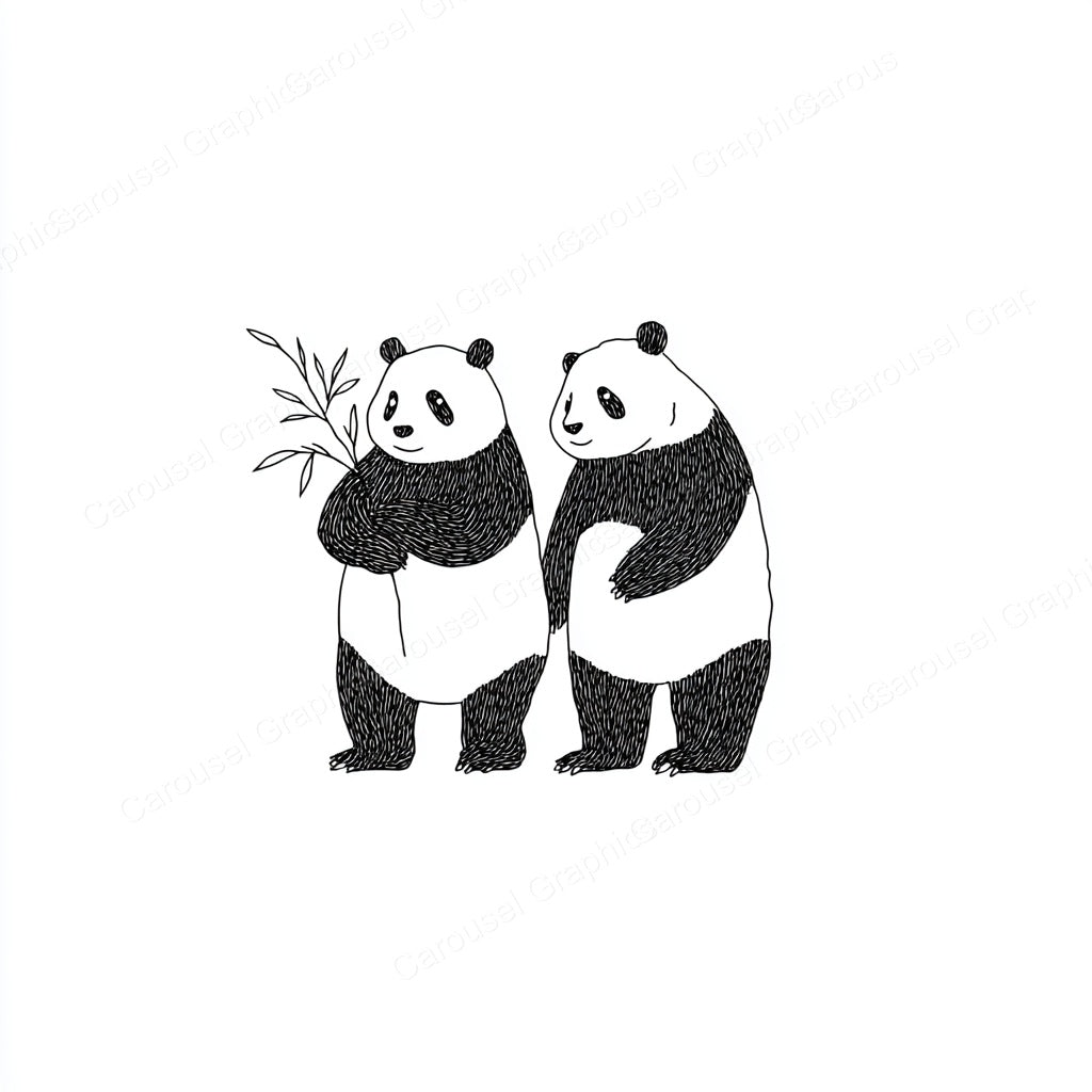 Panda Vector Graphic preview