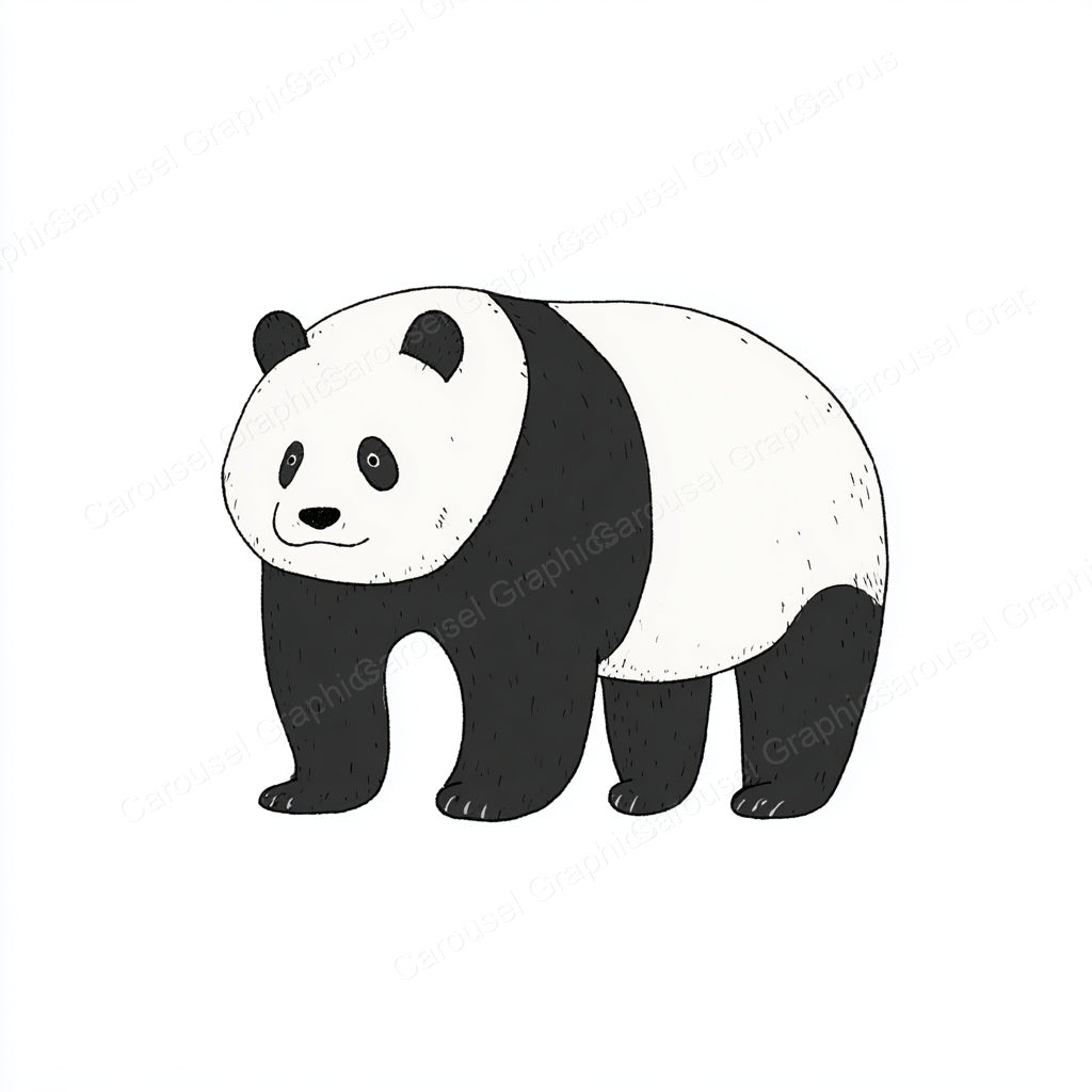 Panda Vector Graphic preview