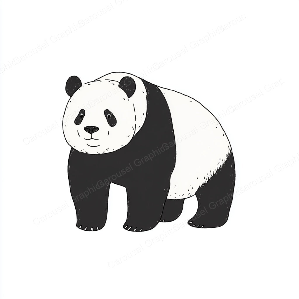 Panda Vector Graphic preview