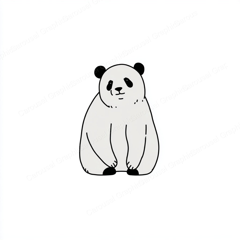 Panda Vector Graphic preview