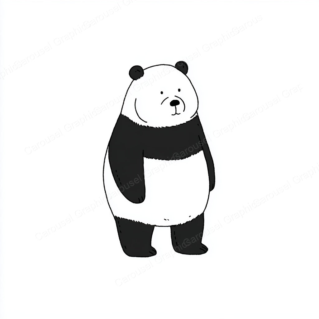 Panda Vector Graphic preview
