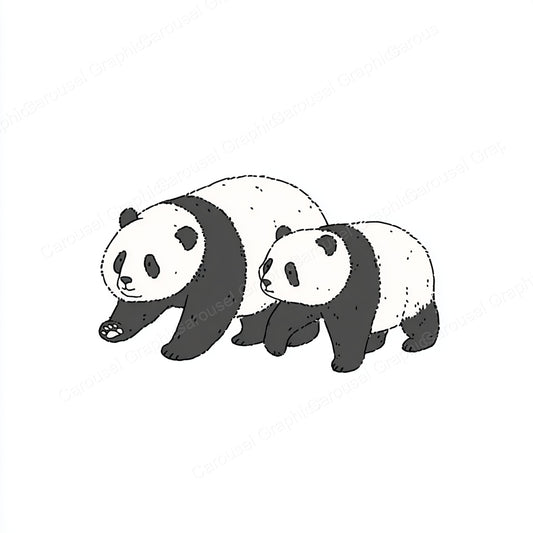 Panda Vector Graphic preview