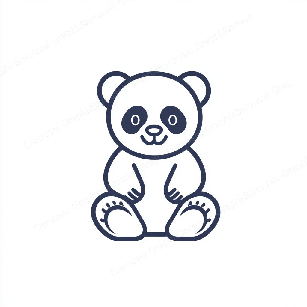 Panda Vector Graphic preview