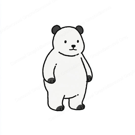 Panda Vector Graphic preview