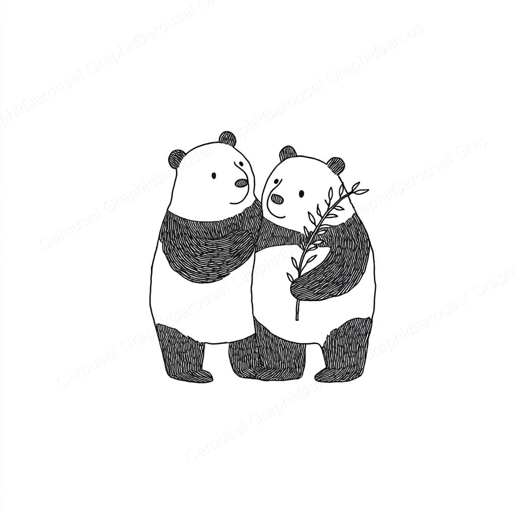 Panda Vector Graphic preview