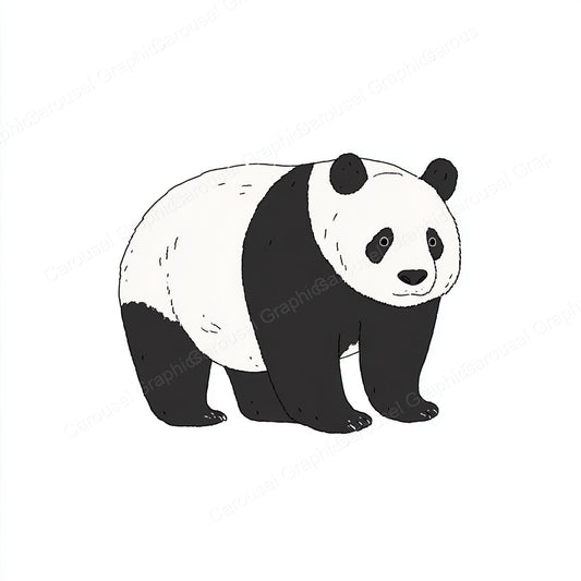 Panda Vector Graphic preview