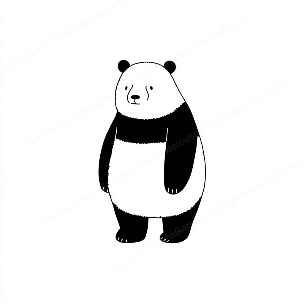 Panda Vector Graphic preview