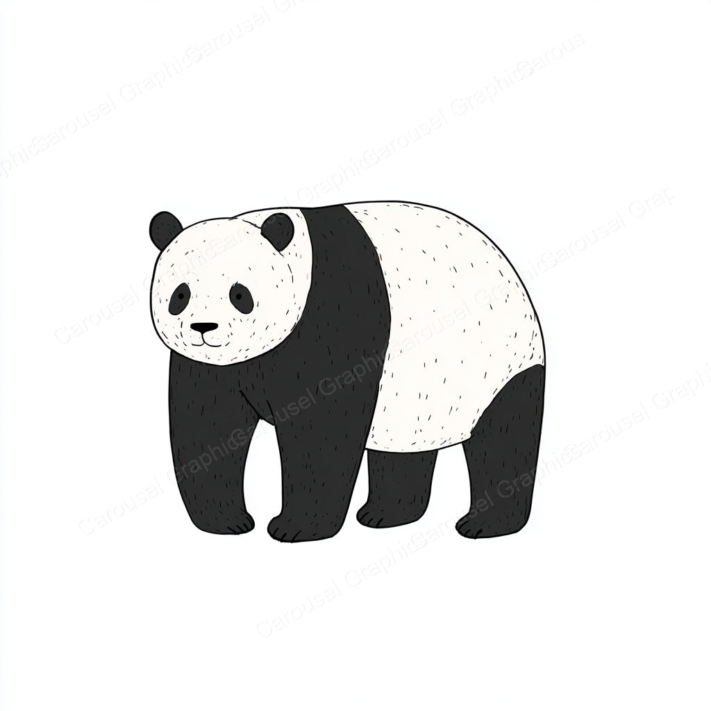 Panda Vector Graphic preview
