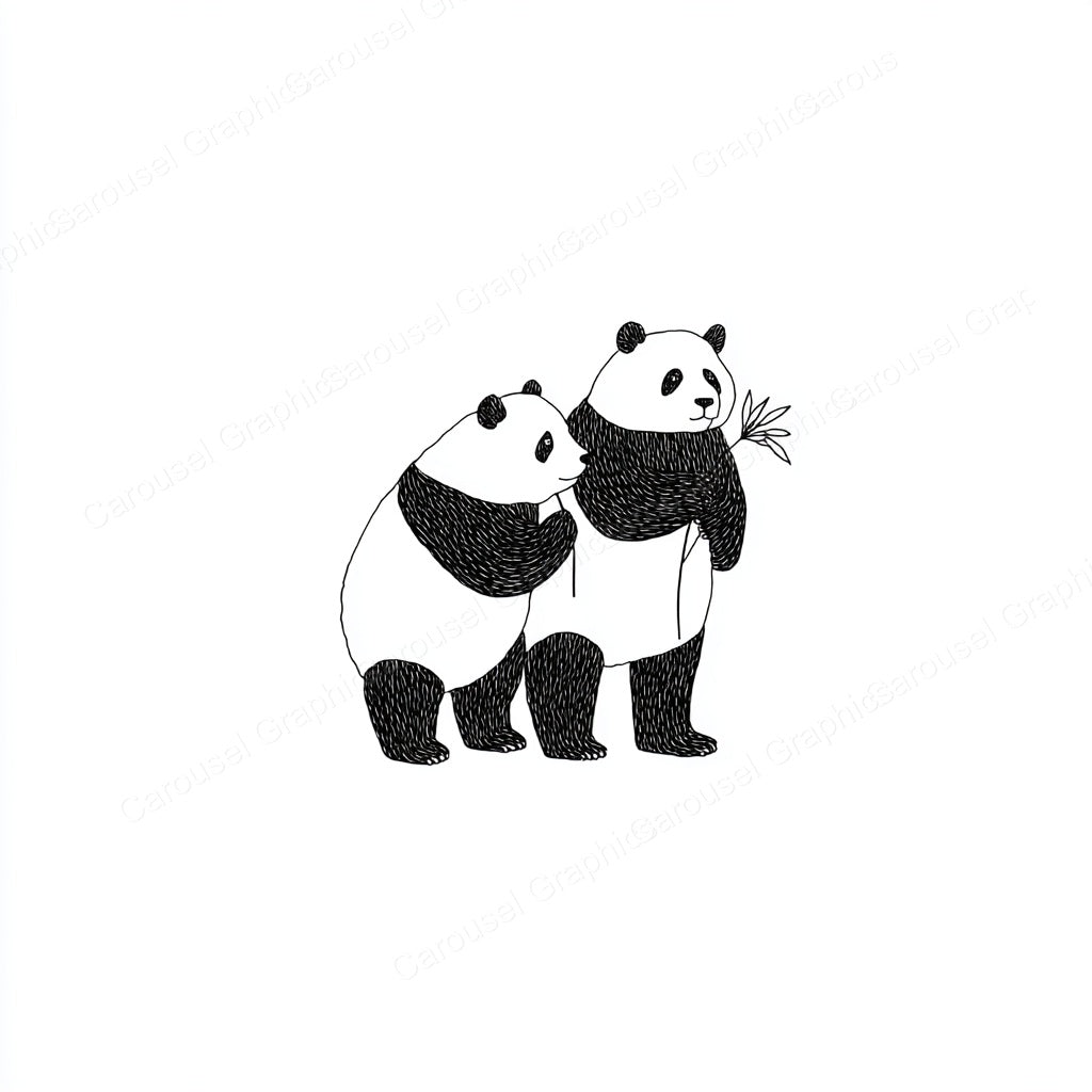 Panda Vector Graphic preview