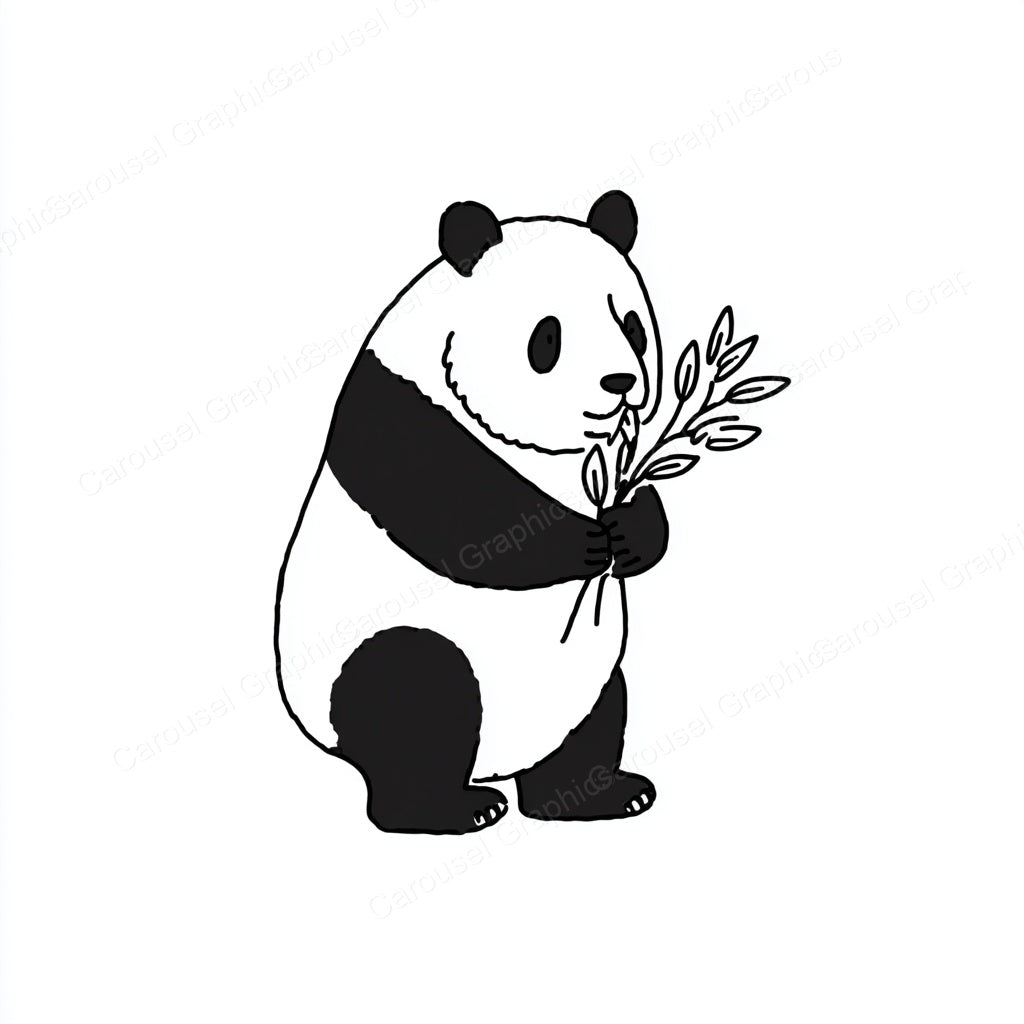 Panda Vector Graphic preview