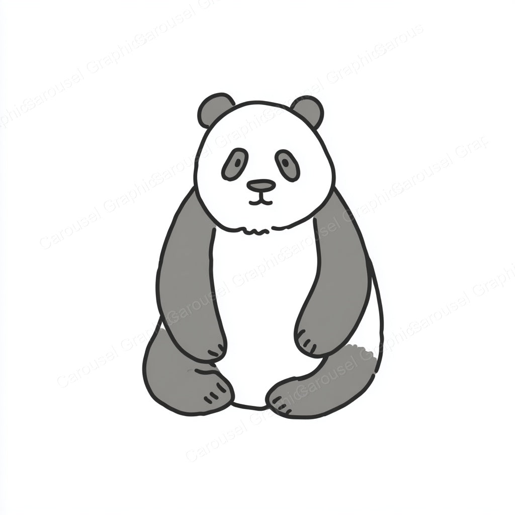 Panda Vector Graphic preview
