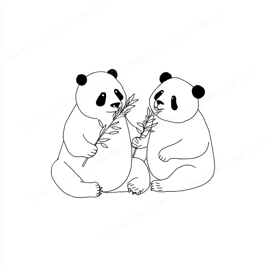 Panda Vector Graphic preview