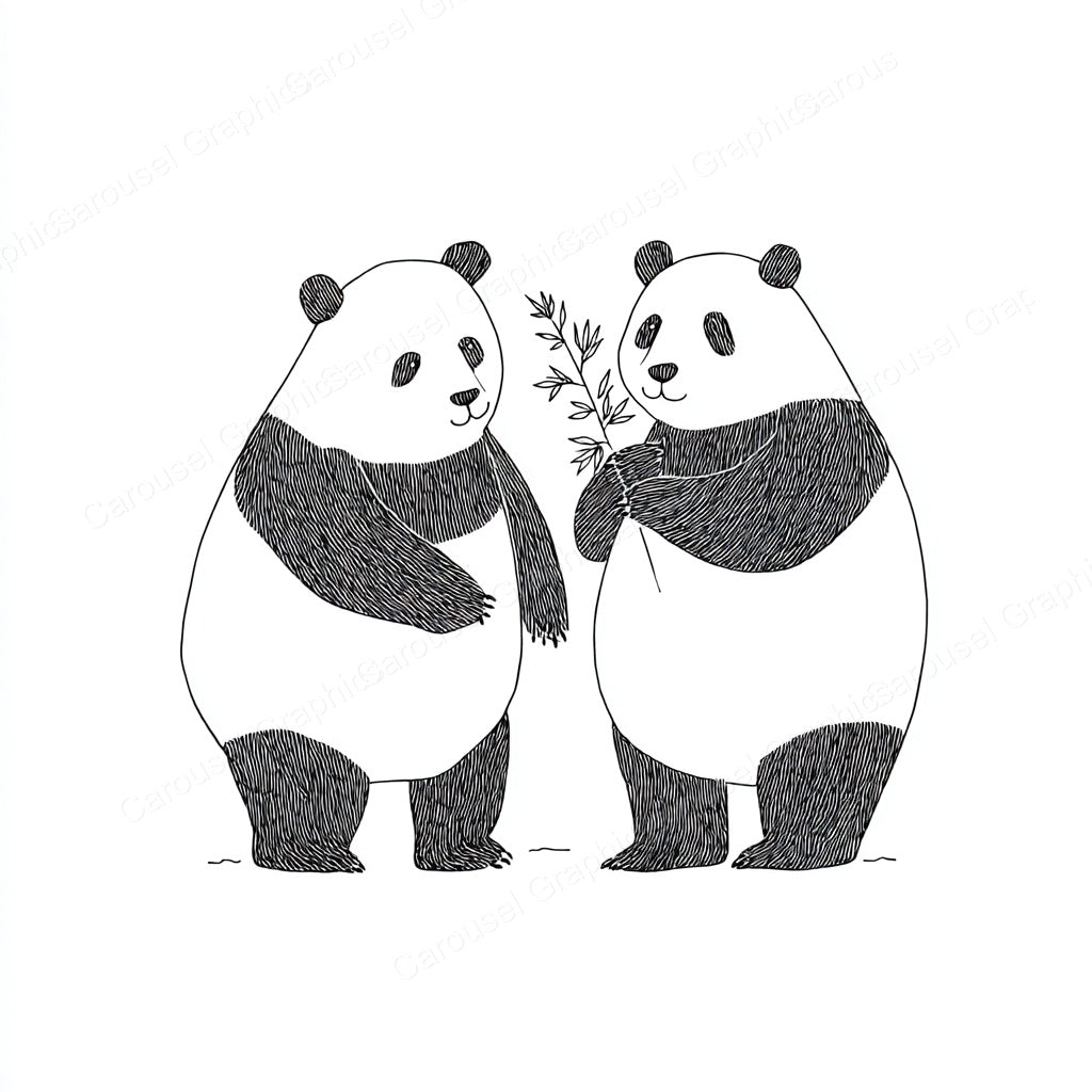 Panda Vector Graphic preview