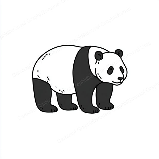 Panda Vector Graphic preview
