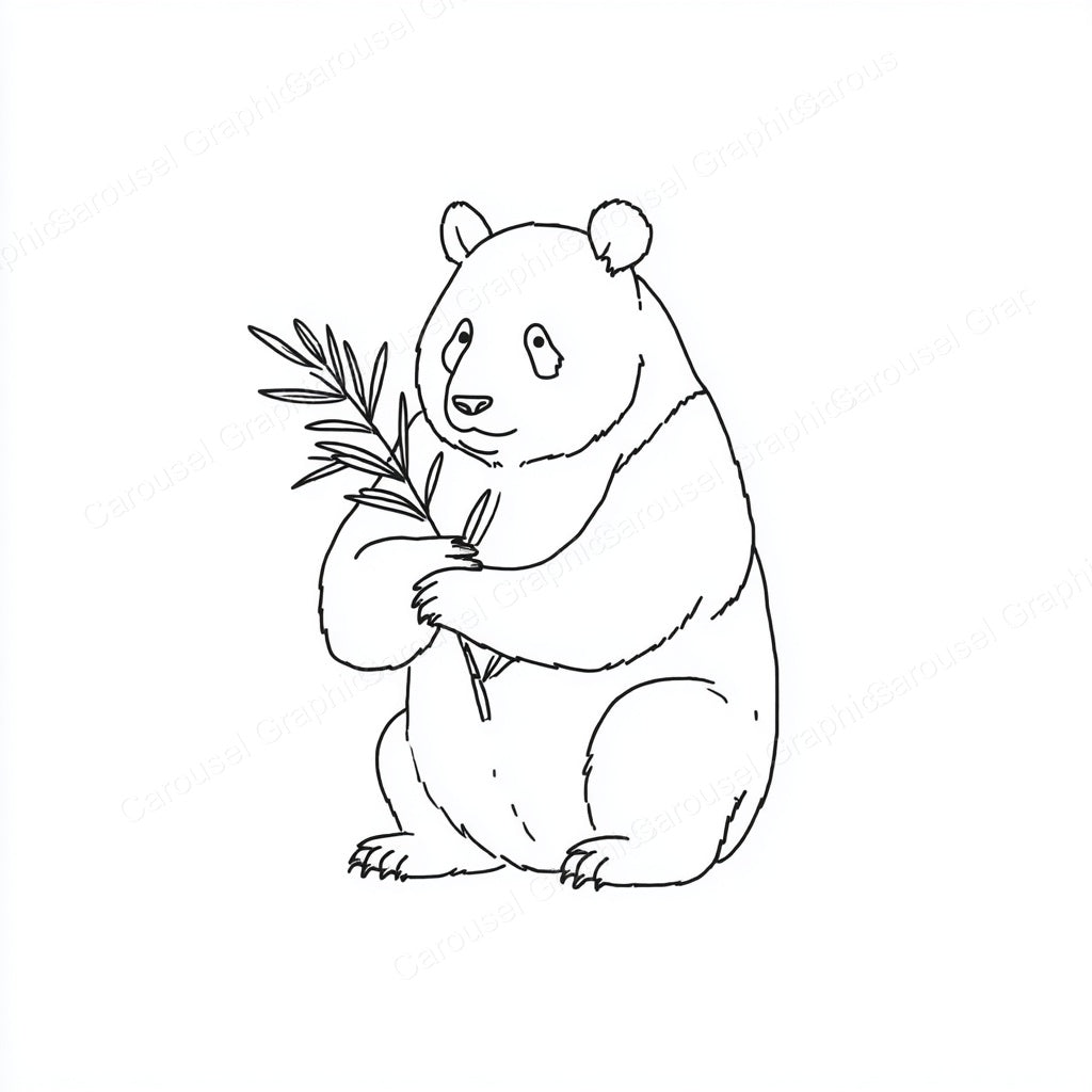 Panda Vector Graphic preview