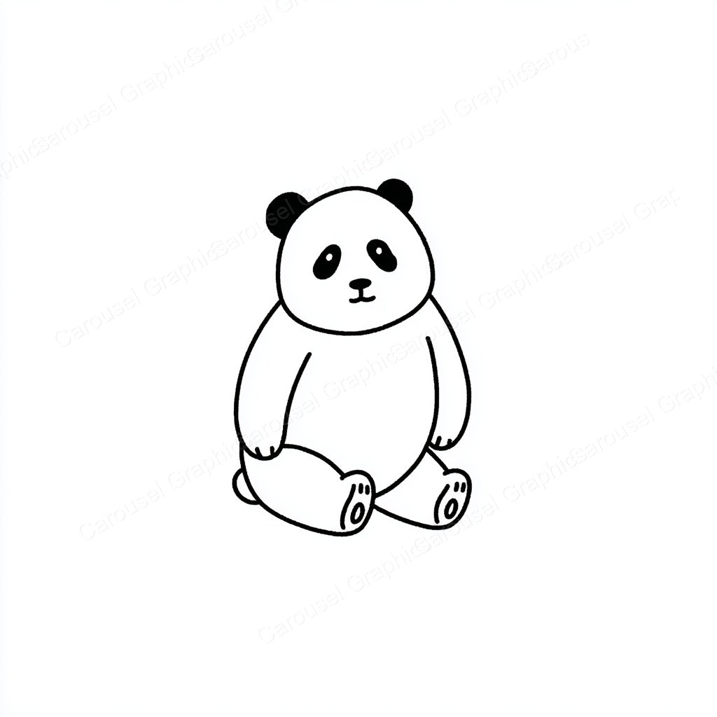 Panda Vector Graphic preview